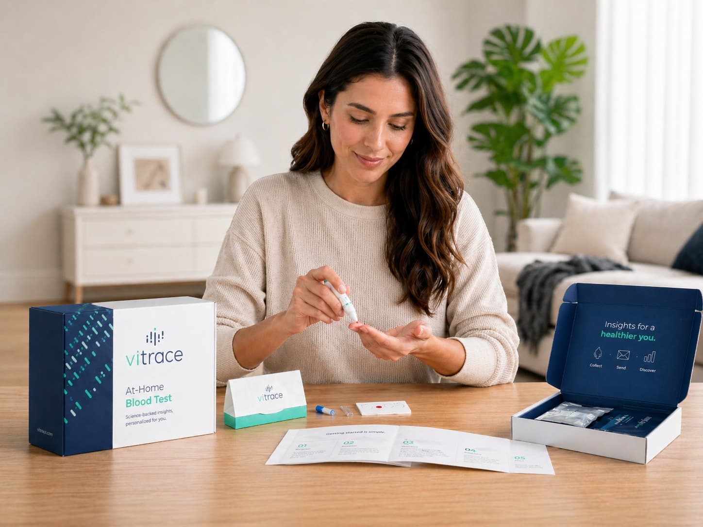 Vitrace at-home blood test kit